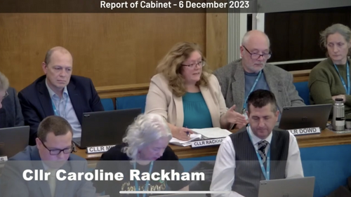 Caroline Rackham introduces the amendment